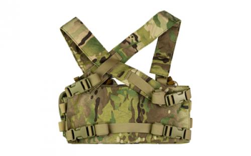 Haley Strategic Partners D3CR-H, Chest Rig, Supports .308 Platforms, Nylon Construction, Multicam, Includes (4) Rifle Magazine Pouches, (2) Pistol Pouches, (1) Large Pouch, (1) Small Pouch & X-Harness D3CRH-1-1-MC