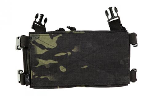Haley Strategic Partners D3CR Micro, Chest Rig, Nylon Construction, Multicam Black, Includes (1) Large Open Pouch, (2) Pistol Magazines, (1) Pouch & X-Harness D3CRM-1-1-MCB