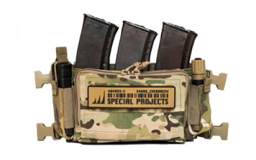 Haley Strategic Partners D3CR Micro, Chest Rig, Nylon Construction, Multicam, Includes (1) Large Open Pouch, (2) Pistol Magazines, (1) Pouch & X-Harness D3CRM-1-1-MC