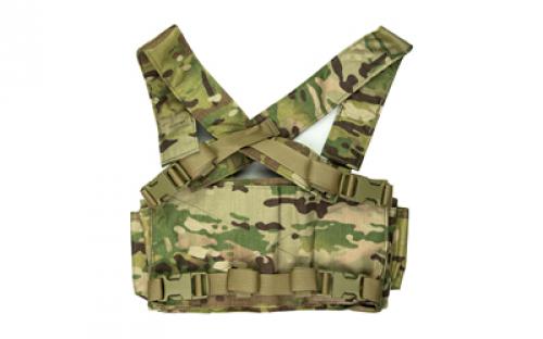 Haley Strategic Partners D3CRX, Chest Rig, Nylon Construction, Multicam, Includes (4) Rifle Magazine Pouches, (4) Pistol Pouches, (2) Pouches, X-Harness D3CRX-1-1-MC