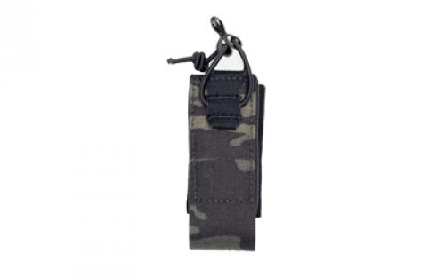 Haley Strategic Partners Single Pistol Mag Pouch, MultiCam Black, (1) Magazine POUCH_PM-2-1-MCB