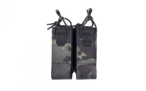 Haley Strategic Partners Magazine Pouch, MultiCam Black, Double Stack Mags POUCH_PM-2-2-MCB
