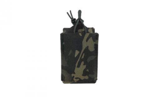 Haley Strategic Partners Single Rifle Mag Pouch, Magazine Pouch, MultiCam Black, (1) Magazine POUCH_RM_MP2-2-1-MCB