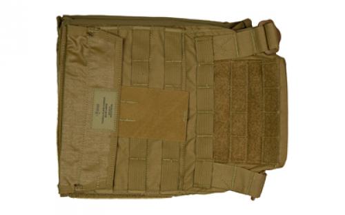 Haley Strategic Partners Thorax, Plate Bags, Large, Compatible with All HSP Chest Rigs and Placards, Accommodates .75" to 1.125" Thick Plates, Coyote Brown TPC-1-LG-COY