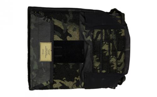 Haley Strategic Partners Thorax, Plate Bags, Large, Compatible with All HSP Chest Rigs and Placards, Accommodates .75 to 1.125 Thick Plates, Multicam Black TPC-1-LG-MCB