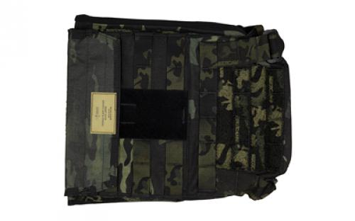 Haley Strategic Partners Thorax, Plate Bags, Large, Compatible with All HSP Chest Rigs and Placards, Accommodates .75" to 1.125" Thick Plates, Multicam Black TPC-1-LG-MCB