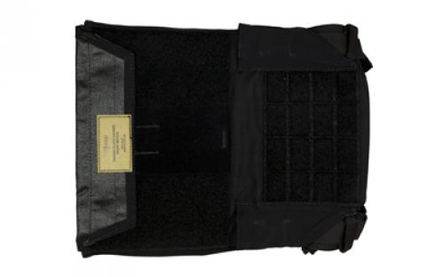 Haley Strategic Partners Thorax, Plate Bags, Medium, Compatible with All HSP Chest Rigs and Placards, Accommodates .75" to 1.125" Thick Plates, Black TPC-1-MD-BLK