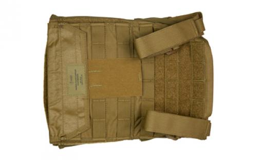 Haley Strategic Partners Thorax, Plate Bags, Medium, Compatible with All HSP Chest Rigs and Placards, Accommodates .75" to 1.125" Thick Plates, Coyote Brown TPC-1-MD-COY
