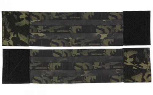 Haley Strategic Partners Thorax, Cummerbund Pair, Dual-layer Woven Elastic, Molle, Large, Multicam Black TPC_CB-1-2LG-MCB