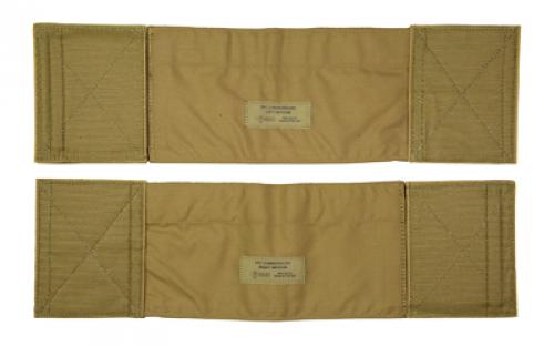 Haley Strategic Partners Thorax, Cummerbund Pair, Dual-layer Woven Elastic, Molle, Medium, Coyote Brown TPC_CB-1-2MD-COY