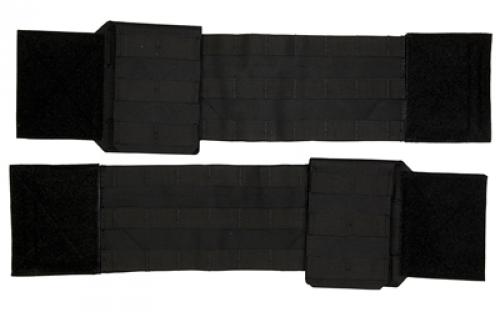 Haley Strategic Partners Thorax, Cummerbund and Side Entry Panel Set, Molle, Dual Layer Woven Elastic, Large, Black TPC_CB_SEP-1-2LG-BLK