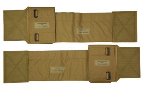 Haley Strategic Partners Thorax, Cummerbund and Side Entry Panel Set, Molle, Dual Layer Woven Elastic, Large, Coyote Brown TPC_CB_SEP-1-2LG-COY