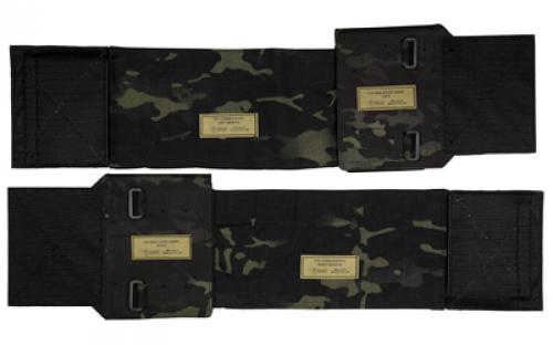 Haley Strategic Partners Thorax, Cummerbund and Side Entry Panel Set, Molle, Dual Layer Woven Elastic, Large, Multicam Black TPC_CB_SEP-1-2LG-MCB