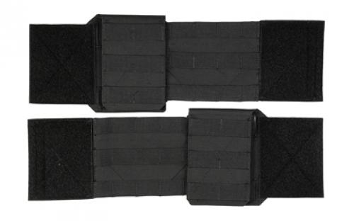 Haley Strategic Partners Thorax, Cummerbund and Side Entry Panel Set, Molle, Dual Layer Woven Elastic, Medium, Black TPC_CB_SEP-1-2MD-BLK