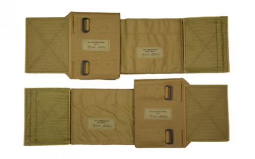Haley Strategic Partners Thorax, Cummerbund and Side Entry Panel Set, Molle, Dual Layer Woven Elastic, Medium, Coyote Brown TPC_CB_SEP-1-2MD-COY