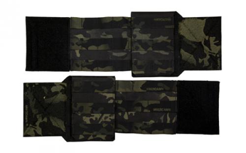 Haley Strategic Partners Thorax, Cummerbund and Side Entry Panel Set, Molle, Dual Layer Woven Elastic, Medium, Multicam Black TPC_CB_SEP-1-2MD-MCB