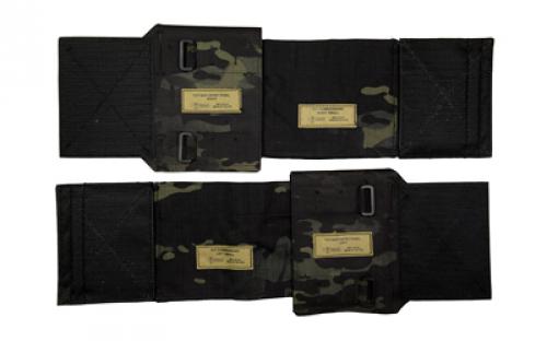 Haley Strategic Partners Thorax, Cummerbund and Side Entry Panel Set, Molle, Dual Layer Woven Elastic, Medium, Multicam Black TPC_CB_SEP-1-2MD-MCB