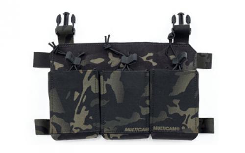 Haley Strategic Partners Thorax, Triple Rifle Mag Placard, Fits (3) Rifle Magazines, Includes MP2 Inserts, 500D/1000D Nylon Laminate Construction, Multicam Black TPC_TRMP_MP2-2-3-MCB