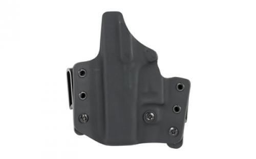 L.A.G. Tactical, Inc. Defender Series, OWB/IWB Holster, Fits Glock 43/43X, Kydex, Right Hand, Black Finish 1053