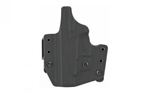 L.A.G. Tactical, Inc. Defender Series, OWB/IWB Holster, Fits Glock 48, Kydex, Right Hand, Black Finish 1063