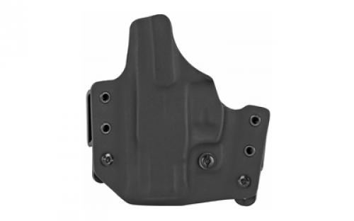 L.A.G. Tactical, Inc. Defender Series, OWB/IWB Holster, Fits Taurus PT111 Millenn G2, Kydex, Right Hand, Black Finish 18010