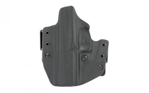 L.A.G. Tactical, Inc. Defender Series, OWB/IWB Holster, Fits SIG P320 Full Size 9/40, Kydex, Right Hand, Black Finish 2078
