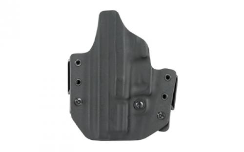 L.A.G. Tactical, Inc. Defender Series, OWB/IWB Holster, Fits Springfield XD Service 9/40, 4" Barrel, Kydex, Right Hand, Black Finish 3010