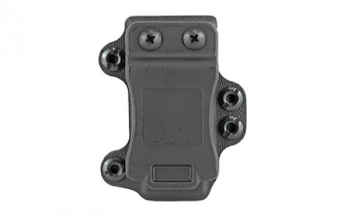 L.A.G. Tactical, Inc. Single Pistol Magazine Carrier, Fits Most Single Stack 9/40 Slim Magazines, Kydex, Black Finish 34001