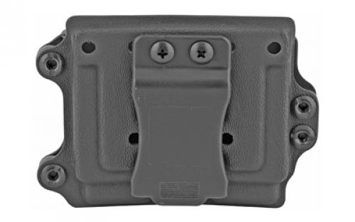 L.A.G. Tactical, Inc. DMC M.C.S., Double Magazine Pouch, Fits .45ACP Full Size Magazines, Kydex, Matte Finish, Black 34009