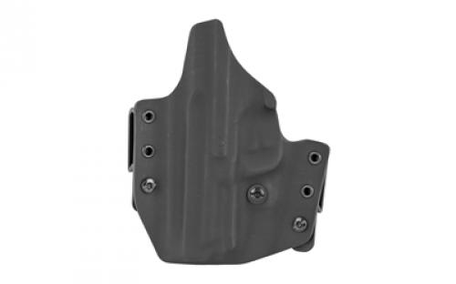 L.A.G. Tactical, Inc. Defender Series, OWB/IWB Holster, Fits S&W M&P M2.0 9/40, Kydex, Right Hand, Black Finish 4045