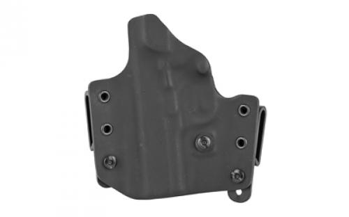L.A.G. Tactical, Inc. Defender Series, OWB/IWB Holster, Fits 1911 3", Kydex, Right Hand, Black Finish 6007