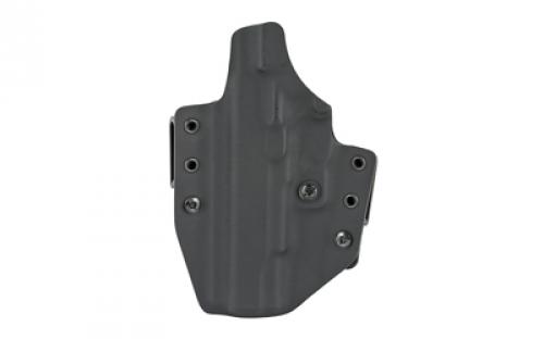 L.A.G. Tactical, Inc. Defender Series, OWB/IWB Holster, Fits 1911 5" N/R, Kydex, Right Hand, Black Finish 6016