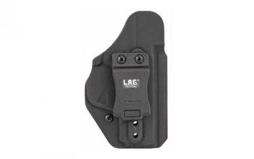 L.A.G. Tactical, Inc. Liberator MK II, Holster, Ambidextrous, Fits S&W M&P Shield 9/40 3.1 Barrel, Kydex, Black Finish 70300