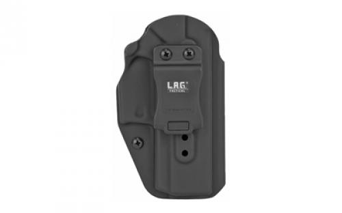 L.A.G. Tactical, Inc. Liberator MK II, Holster, Ambidextrous, Fits Sig P320C 9/40, Kydex, Black Finish 70401