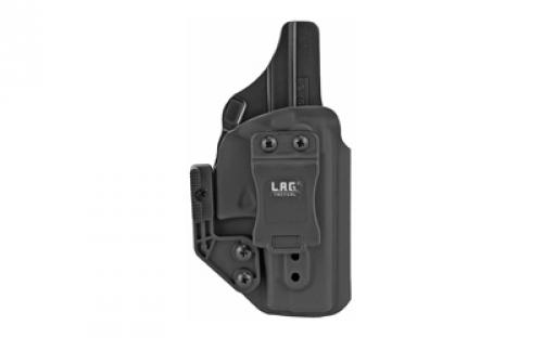 L.A.G. Tactical, Inc. Appendix MK II, IWB Holster, Right Hand, Fits Glock 19/23/32, Kydex, Black Finish 80000