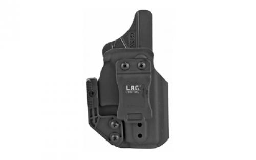 L.A.G. Tactical, Inc. Appendix MK II, IWB Holster, Right Hand, Fits Glock 43/43X, Kydex, Black Finish 80002