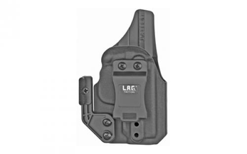 L.A.G. Tactical, Inc. Appendix MK II, IWB Holster, Right Hand, Fits Springfield Hellcat, Kydex, Black Finish 80101