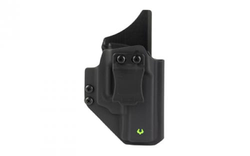 Viridian Weapon Technologies Viridian Inside Waistband Holster, Fits Taurus G3/G3c/G3X/G2c/G2 PT111 with Green E Series Laser, Right Hand, Black, Kydex 951-0003