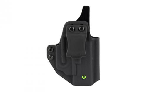 Viridian Weapon Technologies Viridian Inside Waistband Holster, Fits Springfield Hellcat Pro with E Series Laser, Right Hand, Black, Kydex 951-0031