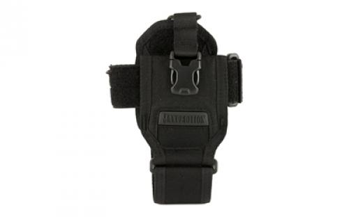 Maxpedition RDP Radio Pouch, Adjustable Side and Bottom Hook & Loop Straps, Adjustable Top Bungee, Black RDPBLK