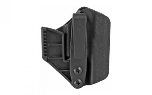 Mission First Tactical Minimalist, Inside Waistband Holster, Ambidextrous, Fits Glock 42/43/43x/48, Black Kydex,  Includes 1.5" Belt Attachment H2GL43AIWBM