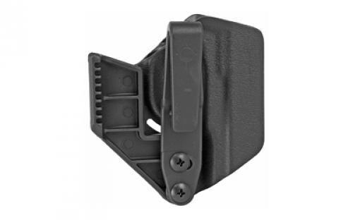 Mission First Tactical Minimalist, Inside Waistband Holster, Ambidextrous, Fits Kimber Micro 9, Black Kydex, Includes 1.5" Belt Attachment H2KM9AIWBM