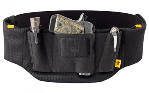 Mission First Tactical Belly Band Ultra Lite, Inside Waistband Holster, User Adjustable Size, Universal Handgun Fit, Ambidextrous H6-BB-3