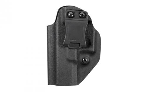 Mission First Tactical Inside Waistband Holster, Ambidextrous, Fits Glock 19 23, Kydex, Includes 1.5" Belt Attachment, Black Finish HGL19AIWBA-BL