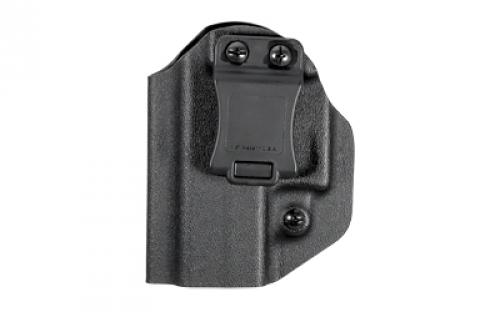 Mission First Tactical Inside Waistband Holster, Ambidextrous, Fits Glk 43, Kydex, Includes 1.5" Belt Attachment, Black Finish HGL43AIWBA-BL