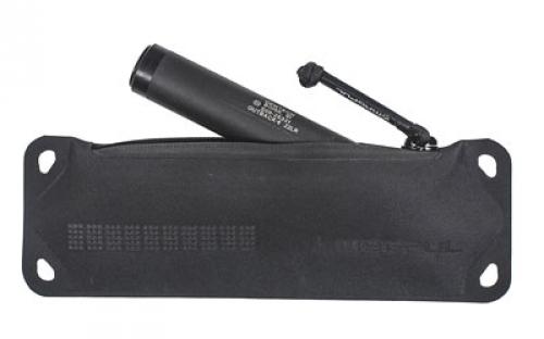 Magpul Industries DAKA Suppressor Pouch, Small, 9.25"x3", Fits Rimfire Sized Suppressors, Not To Be Used With Hot Suppressors, Reinforced Polymer Fabric, Black MAG875-001