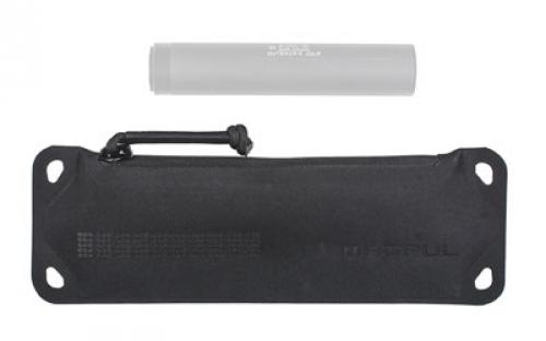 Magpul Industries DAKA Suppressor Pouch, Small, 9.25"x3", Fits Rimfire Sized Suppressors, Not To Be Used With Hot Suppressors, Reinforced Polymer Fabric, Black MAG875-001