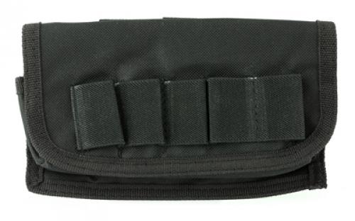 NCSTAR Shot Shell Pouch, Nylon, Black, MOLLE Straps for Attachment, Holds 17 Shot Shells CV12SHCB