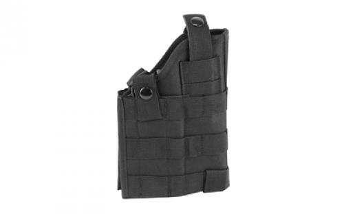 NCSTAR Ambidextrous Modular MOLLE Holster, Black, Nylon, Two Removable MOLLE Straps with snap-buttons CVHOL2953B