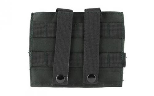 NCSTAR Triple Pistol Magazine Pouch, Nylon, Black, MOLLE Straps for Attachment, Fits Three Standard Capacity Double Stack Magazines CVP3P2932B
